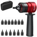 VLOXO Rivet Nut Gun Riveting M3~M10 Cordless Rivet Drill Electric Adapter Insert Nut Tool