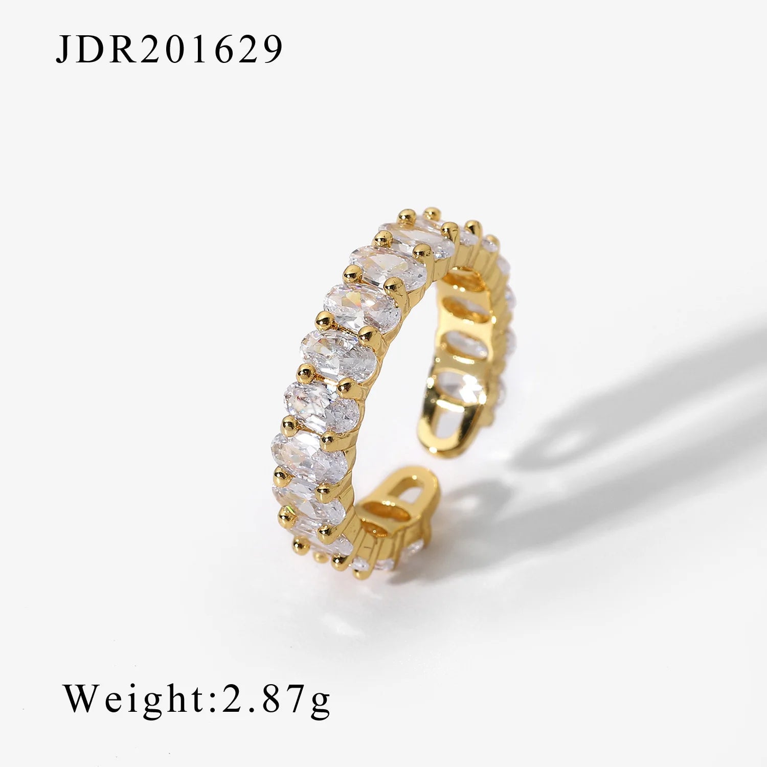 YW High Quality New Style Jewelry Zircon Ring Opening Retro Wholesale Rings for Women