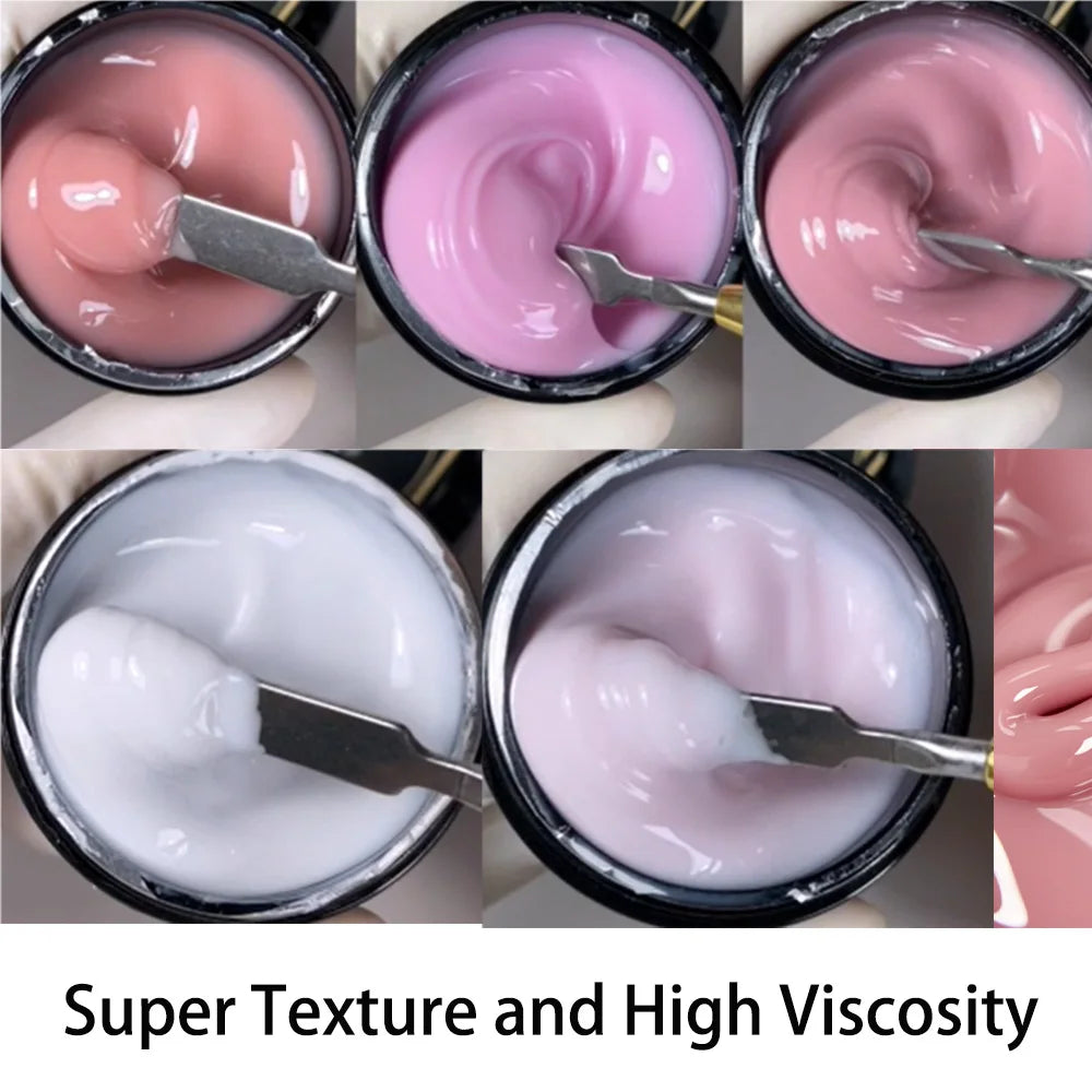 1KG Builder Nail UV Gel Extension Hard Gel Polish Manicure Soft Constructor Gel with Super Texture Resin Raw Material Paint