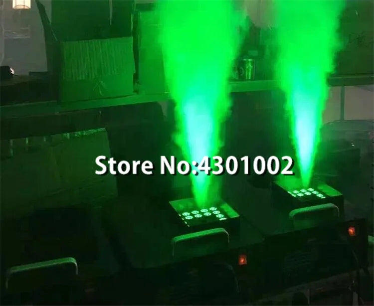 High Power DJ Stage Smoke Machine 24x9W RGB 3in1 Led 1500W Fog Machine DMX Remote Vertical Fogger for Disco Music Party Wedding