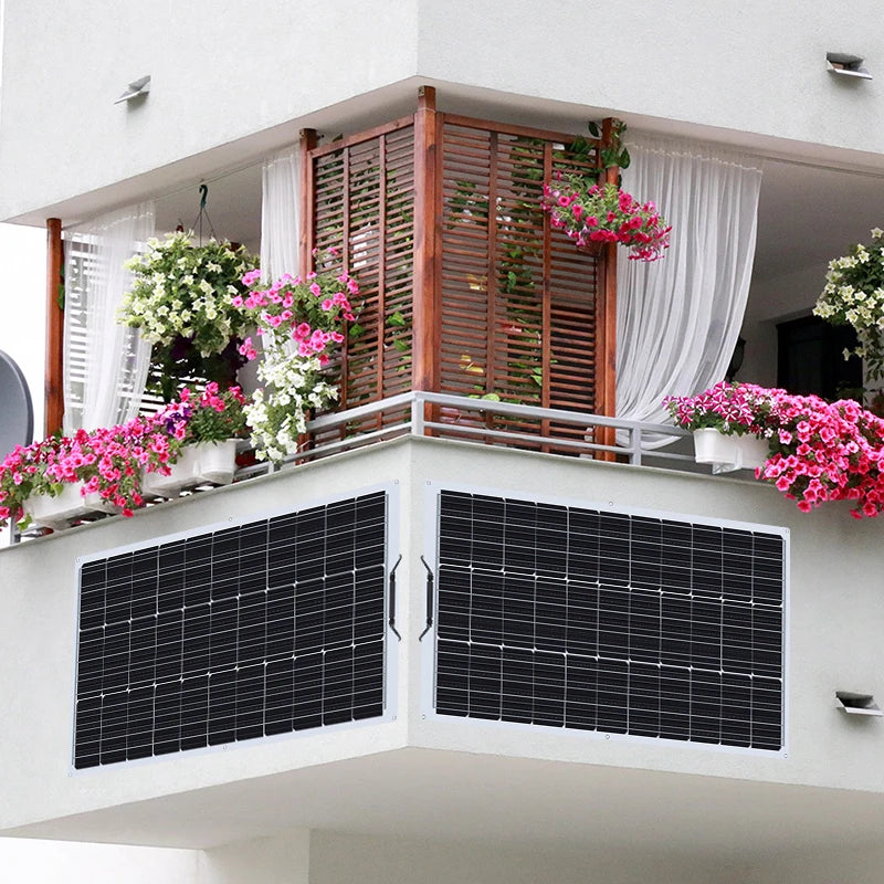 Durable 100W 19.8V Monocrystalline Silicon ETFE Flexible Solar Panel for Yachts Travel Tourism Cars