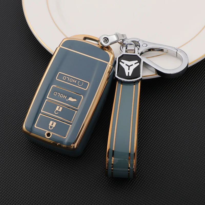 Premium Soft TPU for Honda Acura RLX MDX CDX TLX-L NSX Car Key Case Cover Shell Key Rings Keychain Bag Factory Key Accessories