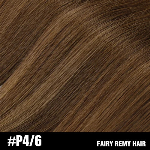 Fairy Remy Hair 20-22" Remy Keratin Flat Tip Human Hair Extensions Straight Capsules Natural Pre Bonded Hair 0.8g/Strand