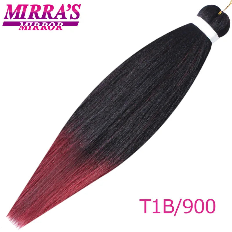 Synthetic Braiding Hair Brown Ombre Hair Extensions Professional Braid Hair for Crochet Twist Braids Soft Yaki Texture