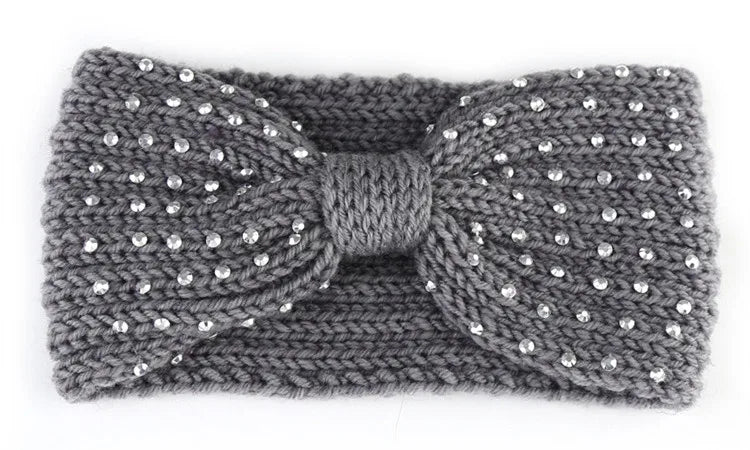 Women Headband Solid Color Elastic Hair Bands Twisted Knitted Turban Headwrap  Winter Girls Hairband Fashion Hair Accessories