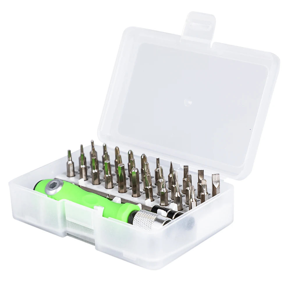 Mini-mini 32 in 1 precision set screwdriver multi-function screwdriver bit hand tool Mobile phone repair