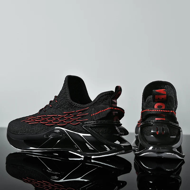 Men's Casual Sneakers Breathable Luxury Trainer Race Shoes Fashion Loafers Running Shoes for Male Comfortable Tenis