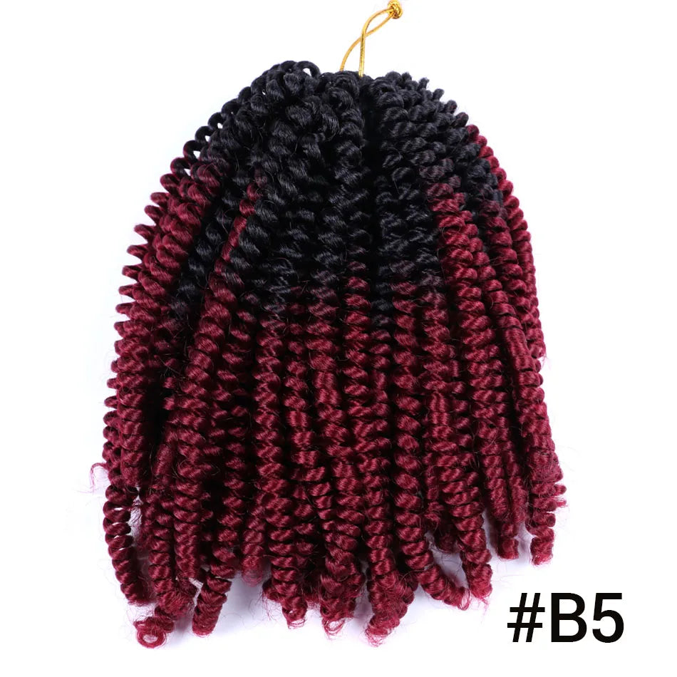 Ombre Spring Twist Braiding Hair Synthetic Crochet Braids Passion Twist Pre-Twist Crochet Hair Extensions Jamaica Bounce Twist