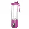 Wholesales Fruit Blender 550ML USB Rechargeable Cordless Mini Juicer Small Home Appliance Kitchen Mixer Smoothie Milkshake Maker
