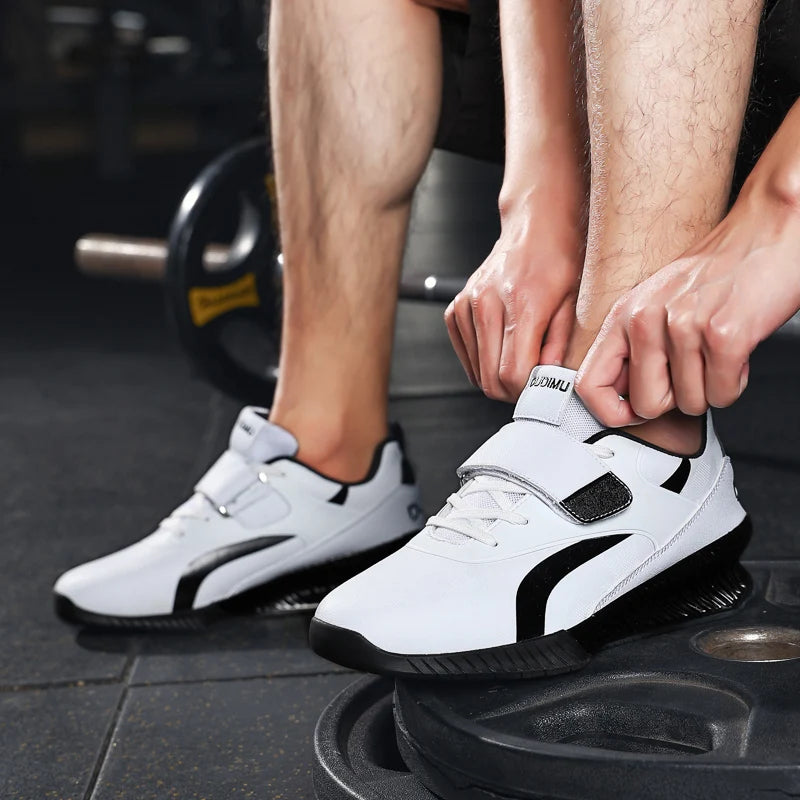 Custom Logo Sports Training Shoes Male Comfortable Lace-up Wrestling Shoes Boots Sneaker Professional Boxing Shoes