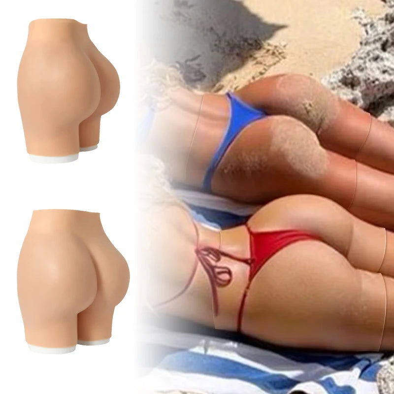 Hot Sell Sexy Women False Butt Underwear Silicone Enhancer Buttocks Padded Panty Plus Size Silicone Fake Buttocks Hip Panties