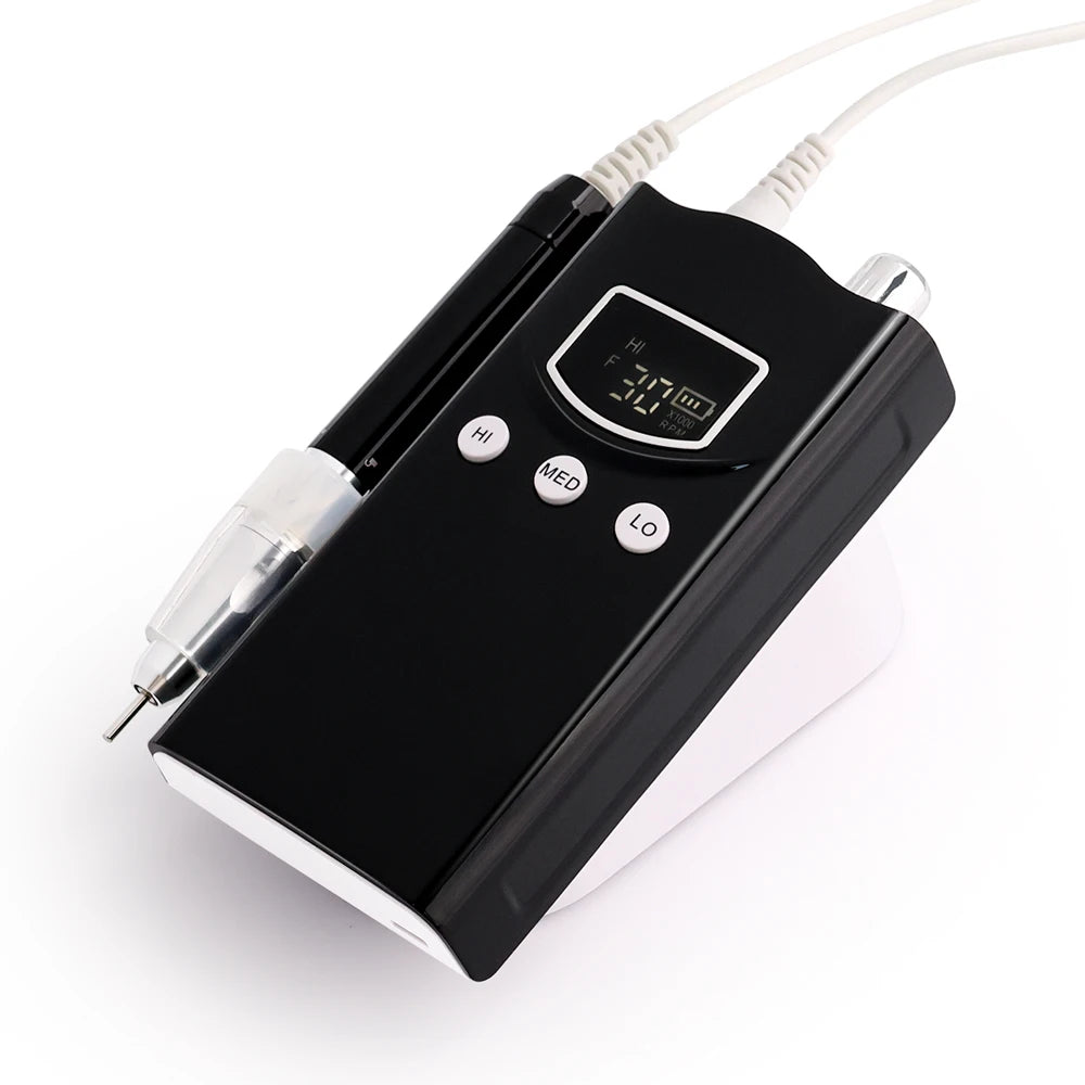 2025 Professional Wireless Brushless Gel Nail Drills 85w Efile Portable Cordless 35000RPM Electric Nail Drill Machine
