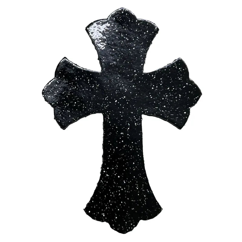 4.5*6.5cm Sheepskin Leather Patch With Cross Shaped Leather Label Genuine Leather DIY With Multiple Colors-106-182