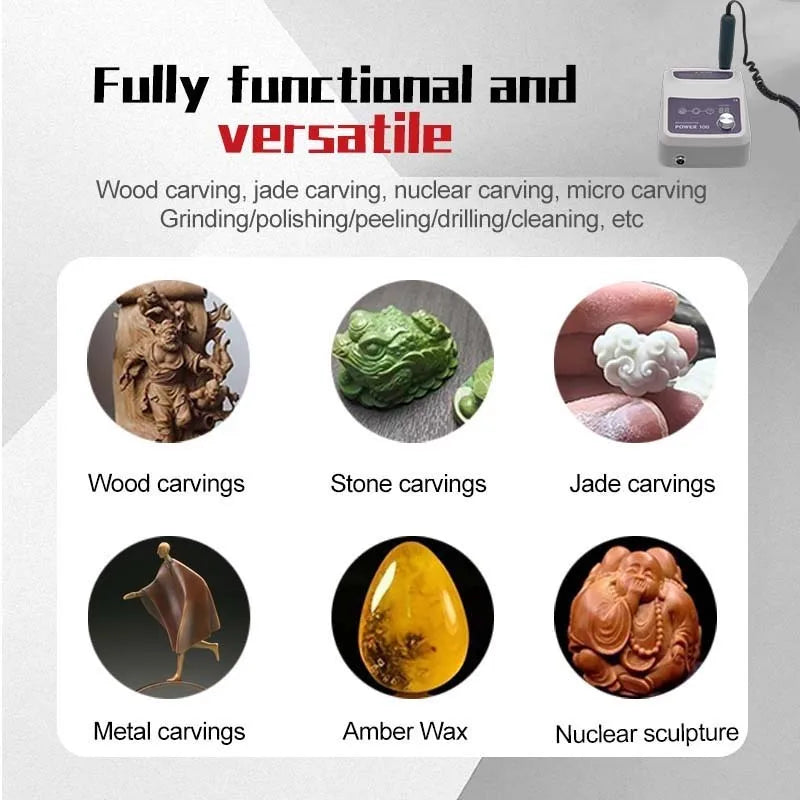 2026 AT-CM-035 6-90000RPM Strong Power 100 Carving Machine Without Handpiece