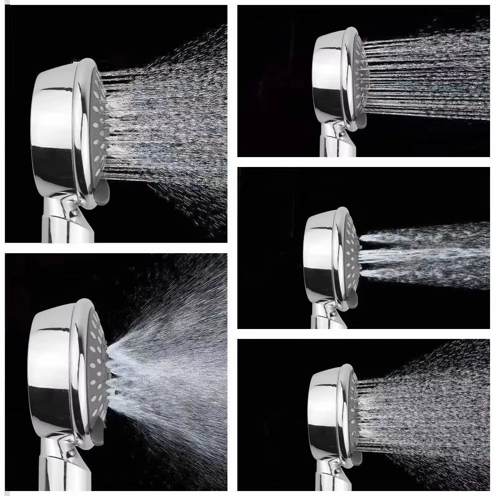 Factory Modern PP Cotton Filter Shower Head Bathroom Spray Hand Held Shower Head