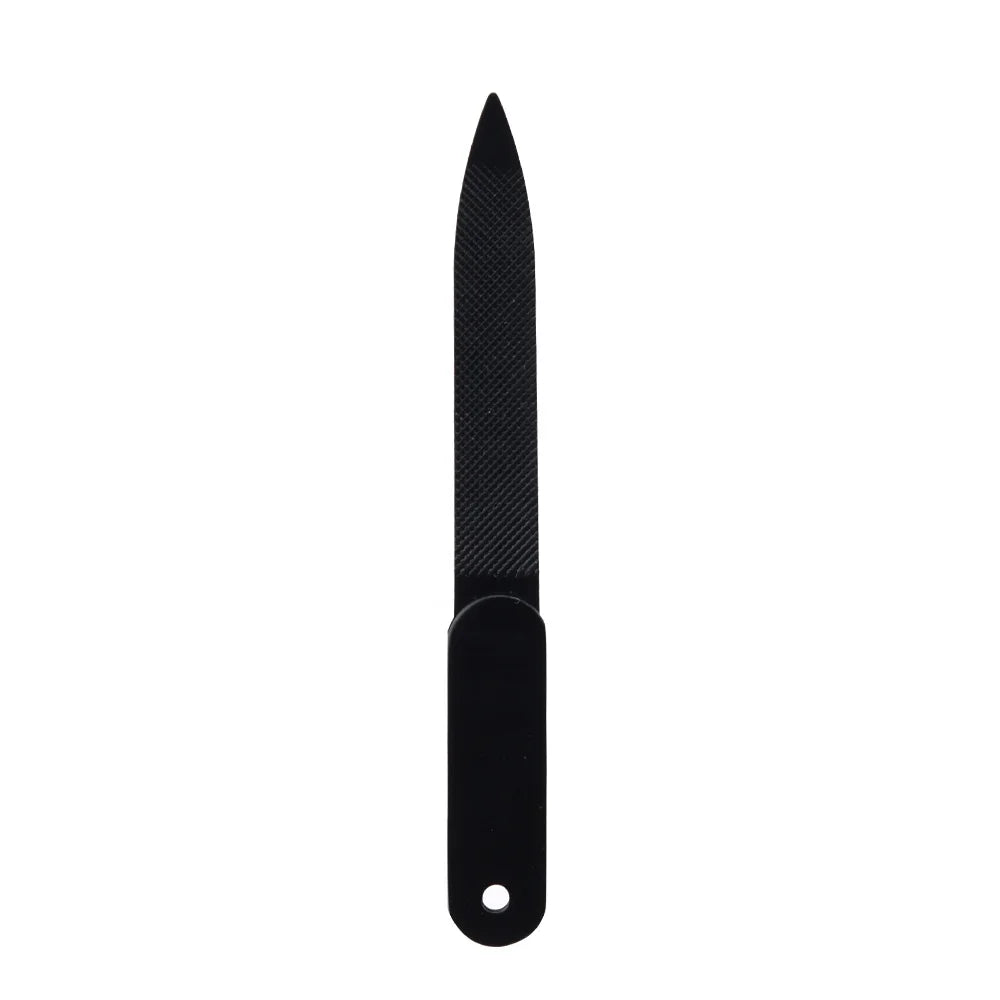 Professional Double-Sided Manicure Pedicure Tools Stainless Steel Durable Nail File  for Fingernails