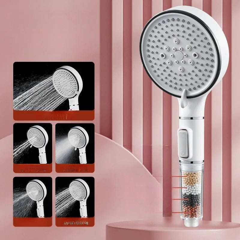 Multi Functional Household Shower Head Bath Heater Shower Faucet Filter Shower Head Bathroom Household Shower Sprayer