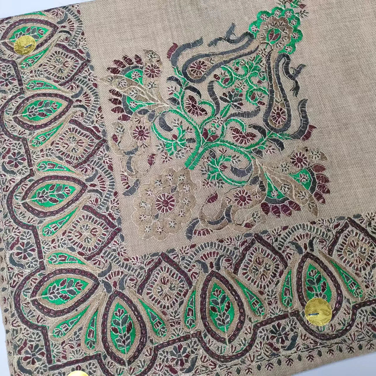 High Quality Yemeni Men Shawl Shemagh Arab Scarf for Men 55x55inch Embroidery 10cm in Stock