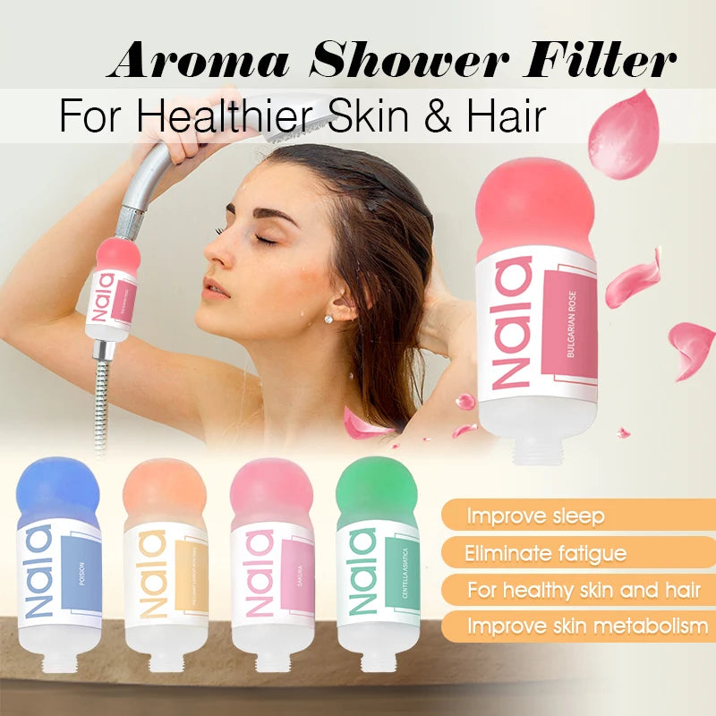 w Bathroom Replaceable Healthy Vitamin C Shower Head Filter Cartridge Multiple Fragrance Water Shower Filter