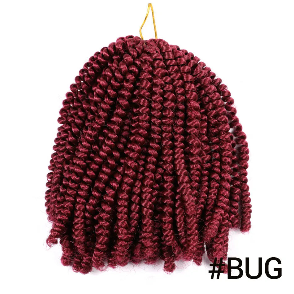 Ombre Spring Twist Braiding Hair Synthetic Crochet Braids Passion Twist Pre-Twist Crochet Hair Extensions Jamaica Bounce Twist