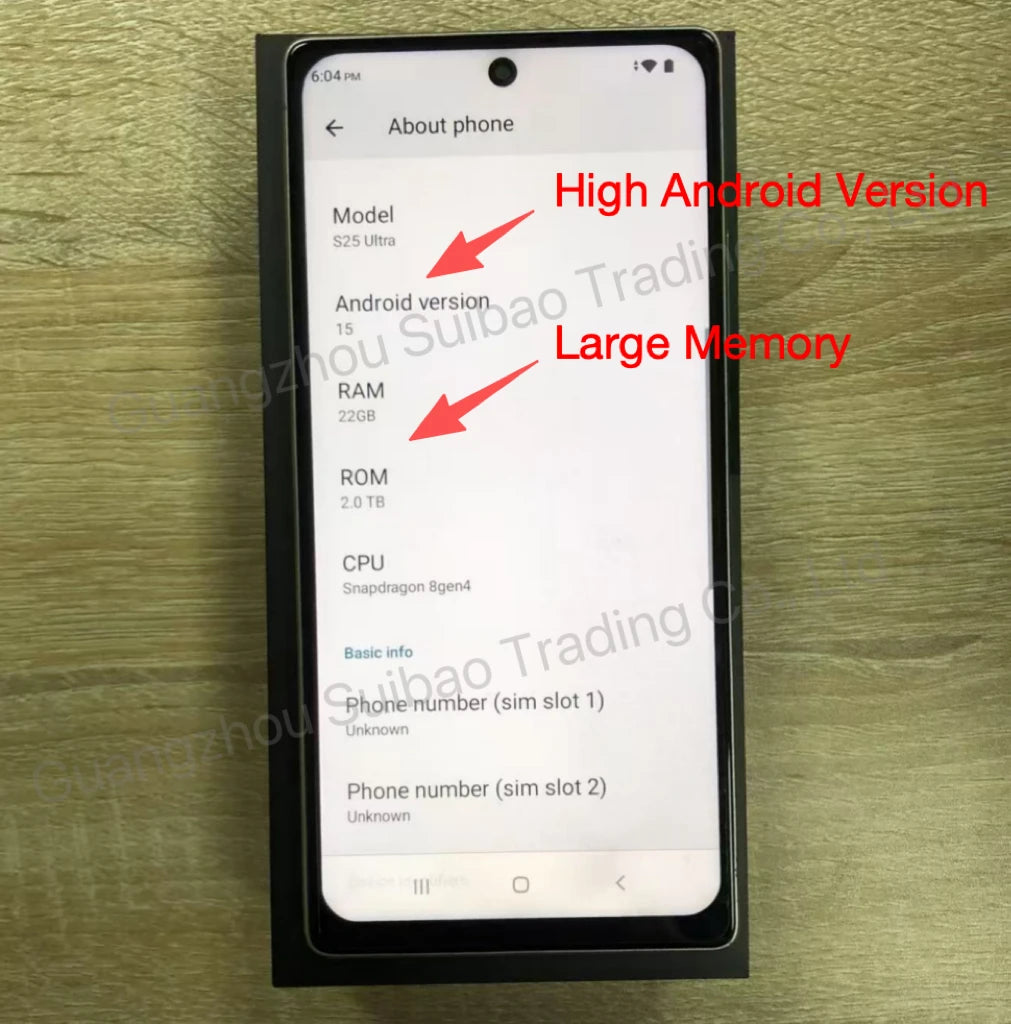 22GB+2TB Large Memory S25 ULTRA Unlocked Android Smartphone Hot Selling 7.3 Inch Dual Sim 5G S25 Ultra Mobile Phones