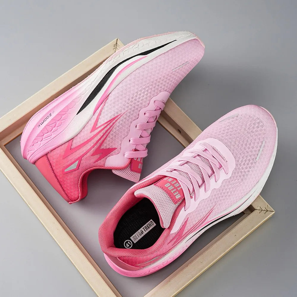 Aerobic Shoes Runners Beginners Anti Fatigue Breathable Lining Arch Support Wide Toe Box Lightweight Outsole Summer Unisex