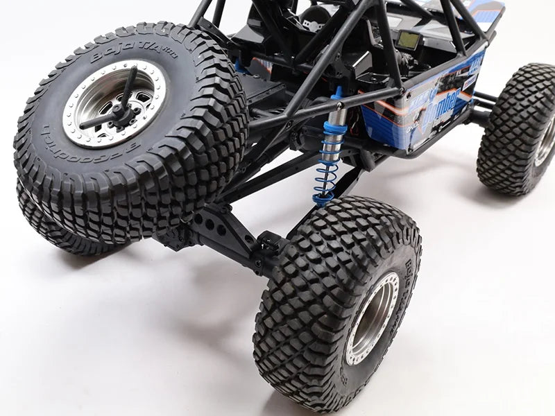 RR10 Bomber 1/10 4WD Rock Racer RTR RC Rock Crawler with Spektrum Radio System LED Lights and Full Tube Chassis AXI03016