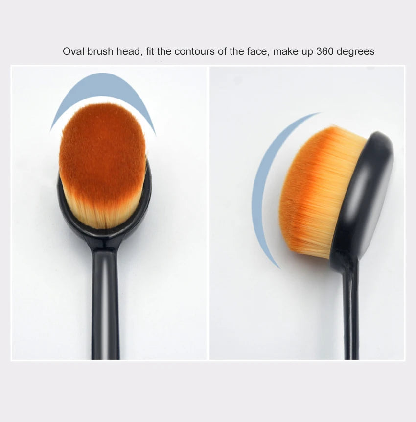 Toothbrush type Women Makeup Brushes Bendable Eye Shadow Highlight Foundation Make Up Brush Blush Cosmetic Brushes Beauty Tool
