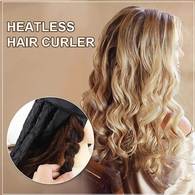 SENKA Heatless Curling Rod Headband Portable No Heat Hair Curler Headband Silk Heatless Hair Curler