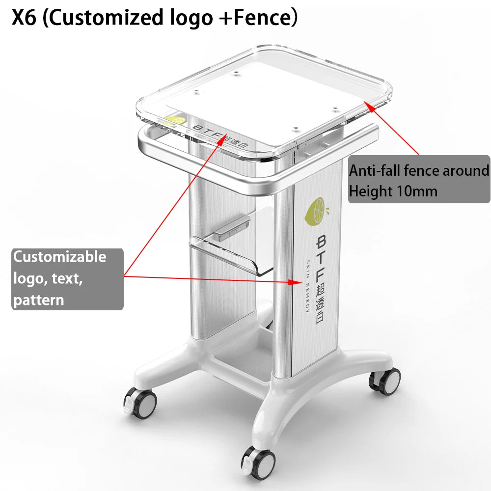 Factory Hot Sale Modern 50x40x20 Beauty Instrument Rolling Movable Trolley Stand