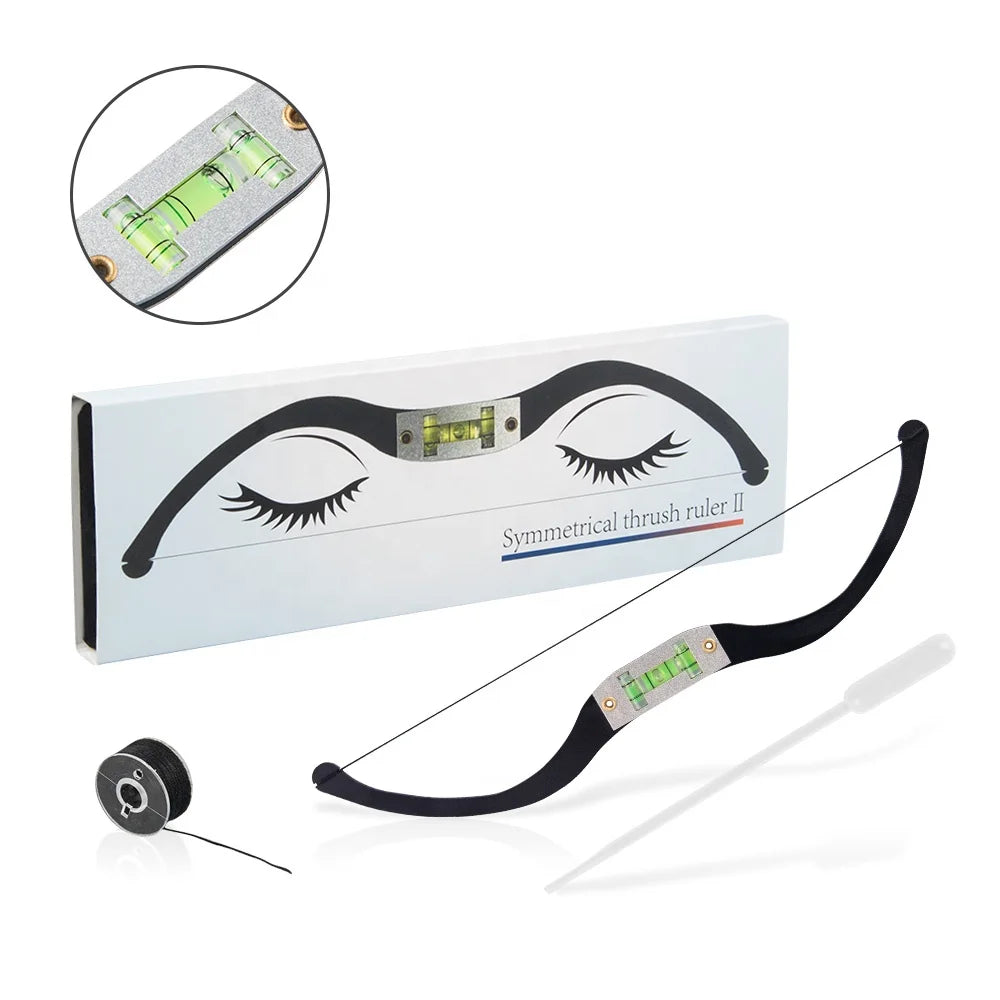 Horizontal Eyebrow Ruler Positioning Semi-Permanent  Shape Design Measurement Symmetrical Eyebrow Shape Drawing Eyebrow  Tool