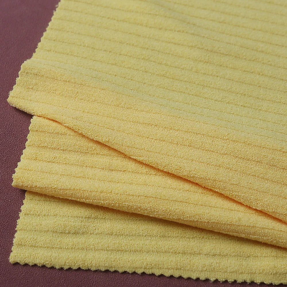 Nylon Spandex High Elasticity Towel Jacquard Knitted Fabric Used for the Manufacturing of Swimsuits and Bikinis