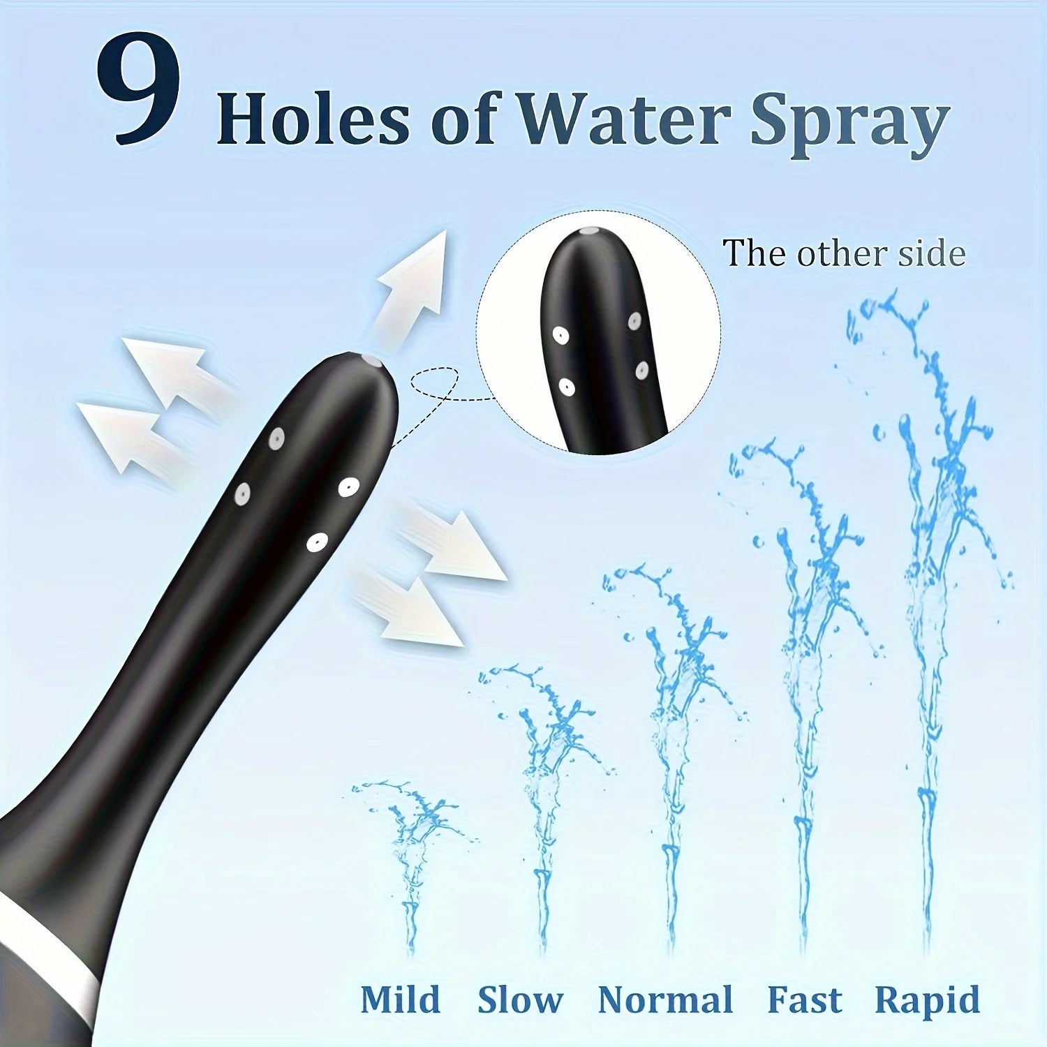 New Design Anal Douche Automatic Enema Douche.Electric Enema Bulb Kit Anti Backflow Anal Enema Cleaner for Men Women