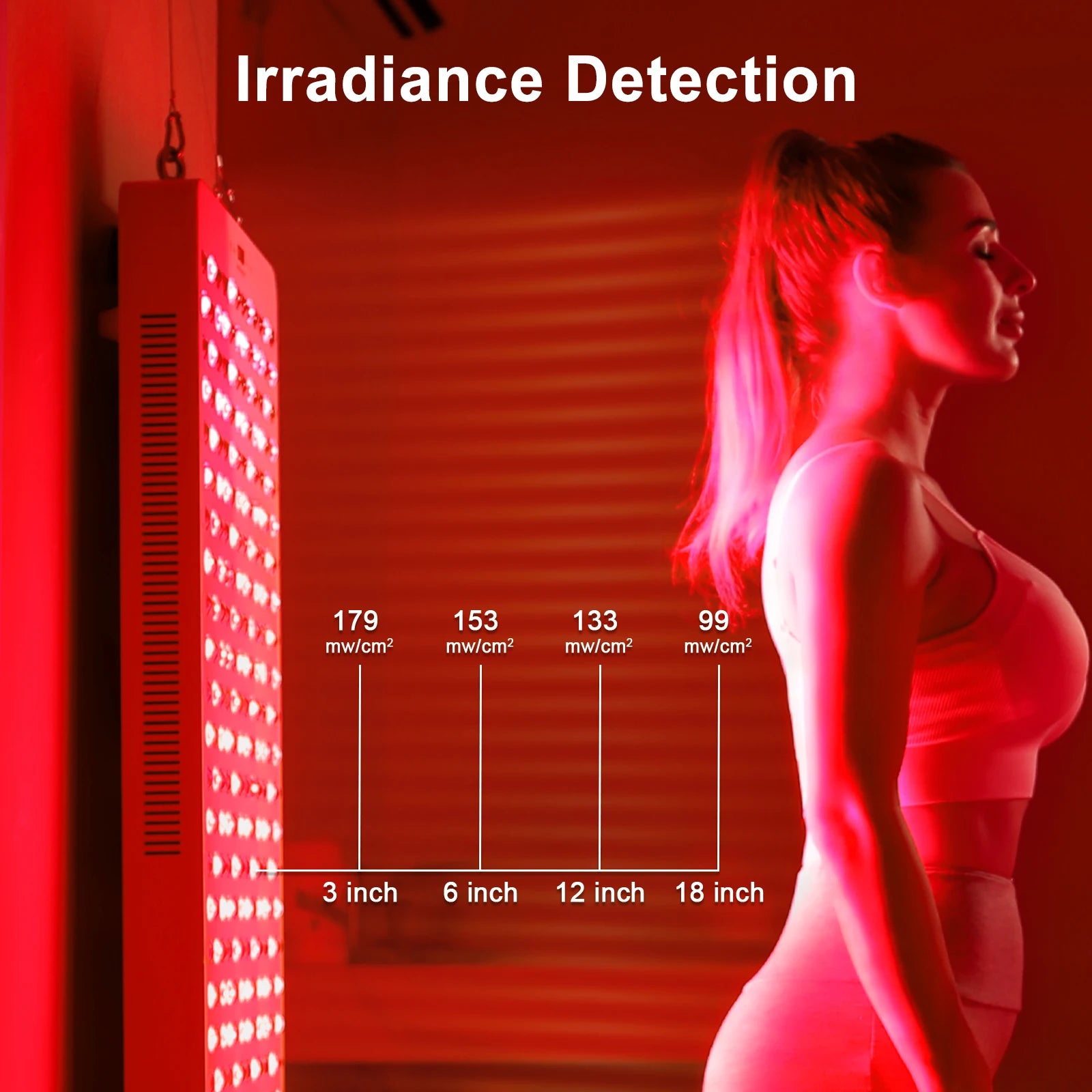 Bonliter 1500W Led Near Infrared Red Light Therapy 630/660/810/830/850nm Red Light Therapy Panel for Full Body Pain Relief