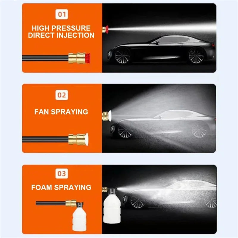 Factory Wholesale  High Pressure Car Washer Spray Water Gun 20000mAh Battery Foam Generator Car Washing Machine