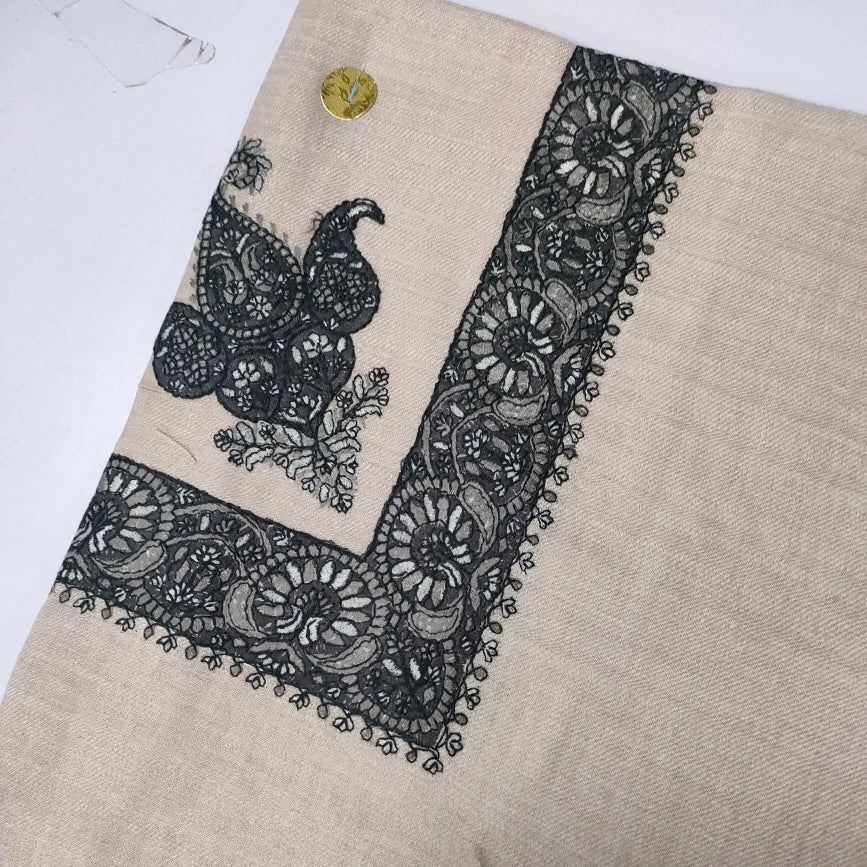 Embroidered Pashmina Shemagh Omani Keffiyeh Scarf  Yashmagh Shawl 40x40inch  Children's Shawl