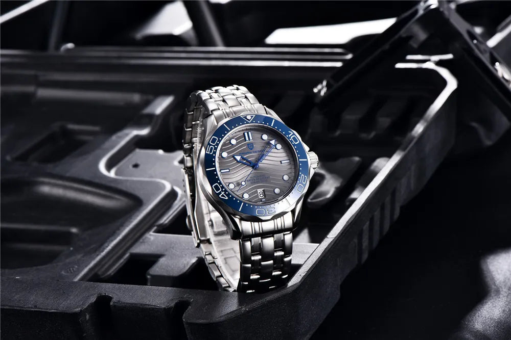PAGANI DESIGN 2026 New Top Brand Luxury Automatic Watch Men AR Sapphire crystal Mechanical Wristwatch Men Miyota 8215 Movt Clock