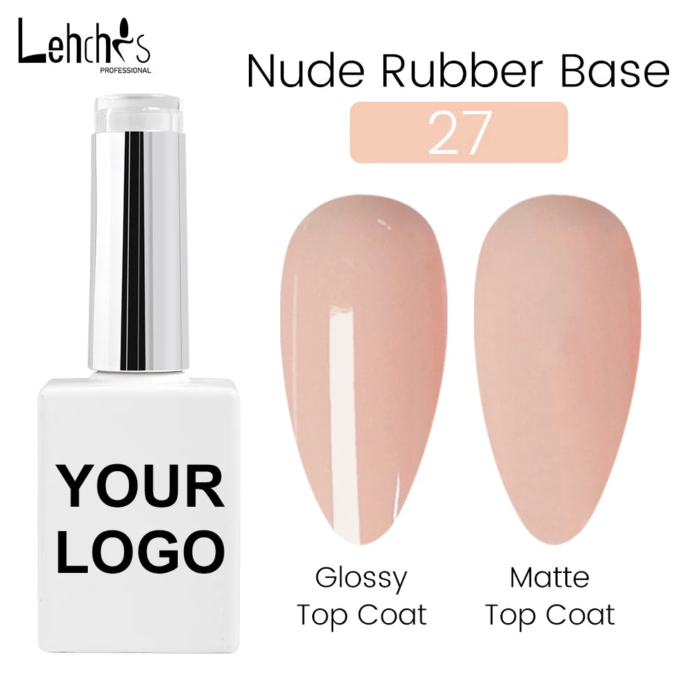 Lehchis 15ml Nude UV Gel Nail Polish Soak off French Nail Camouflage Base Halal Certified for Salon Art Use Customizable Logo