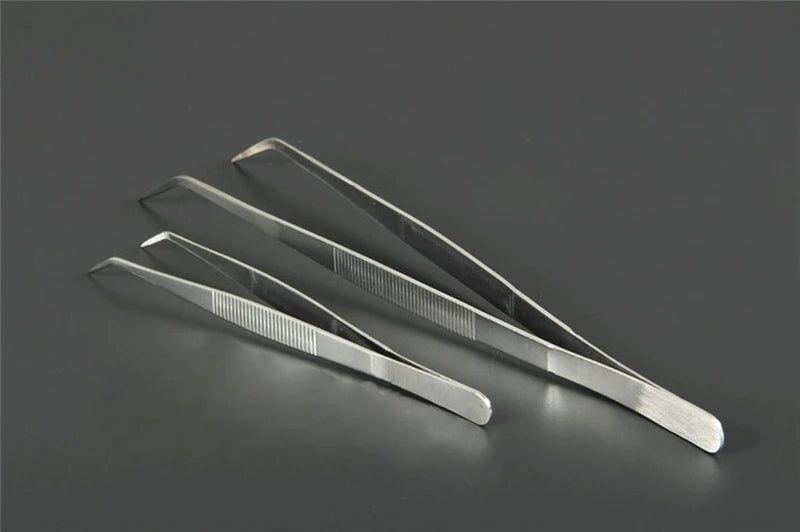 14/16/18/20/25/30cm Kitchen Cooking Medical Tweezer Tong With Comfortable Ridged Handle,for Medical,Kitchen Bar Accessory