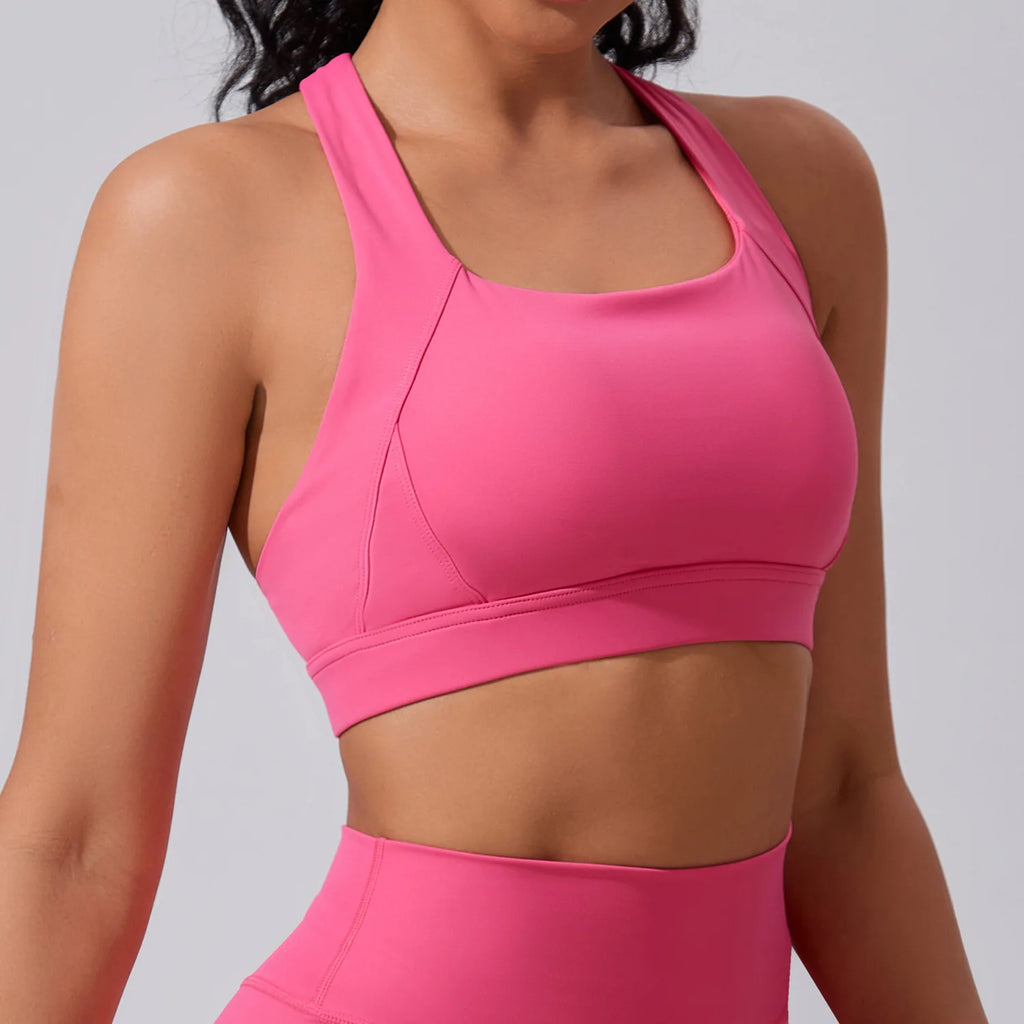 OEM 5 Piece Sets Women's Seamlesss T Shirt Yoga Set Biker Shorts Long Top Gymwear Sports Bra Apparel Gym Leggings Gym Clothes