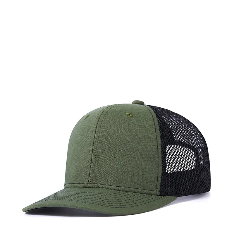 Hot Sale Blank 6 Panel Embroidery Custom Cotton Trucker Cap 112 Richardson Men Snapshot Cap Mesh Trucker Cap