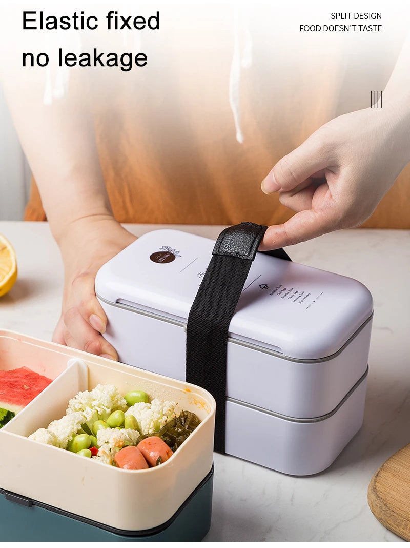 Lunch Box Eco Friendly Food Container Bento Microwave Heated Lunch Box for Kids Health Food Box Lunchbox Meal Prep Containers