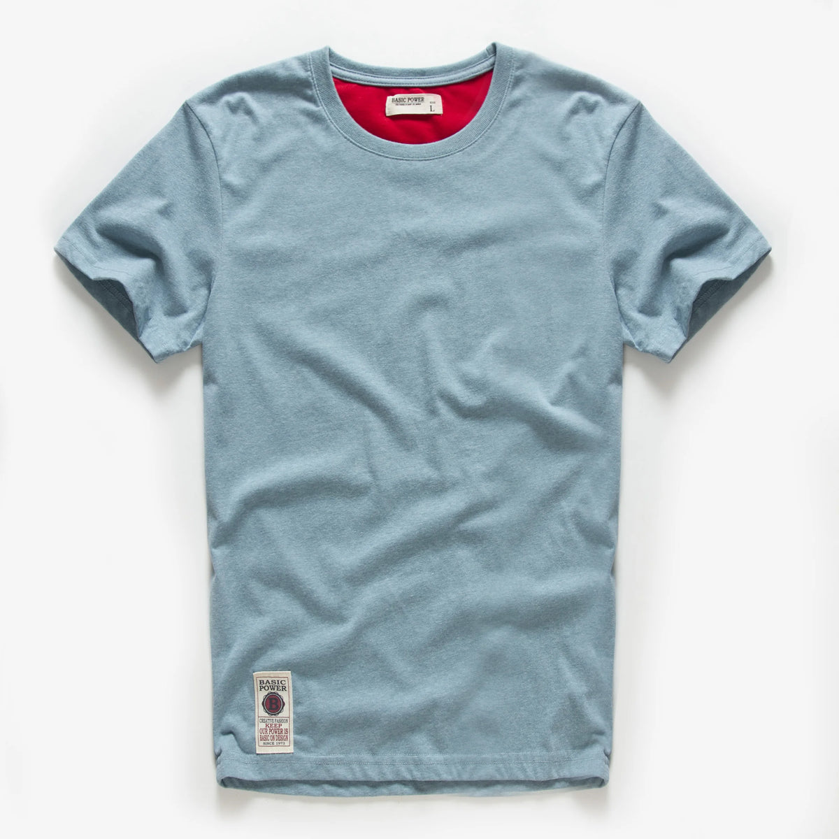 Men's T-Shirt Cotton Solid Color T Shirt Men Casual O-Neck Basic T-Shirt Male High Quality Classical Tops