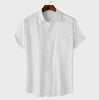 Liu Ming Custom Summer Men's Casual Short Sleeve Hawaiian Beach Shirts Breathable Cotton Button Design for Holidays Beach