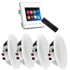Mini Blue Tooth Wall Amplifier Smart Home Audio  4*20W Stereo Sound Music Panel PA System Loudspeaker Ceiling Speaker Kits