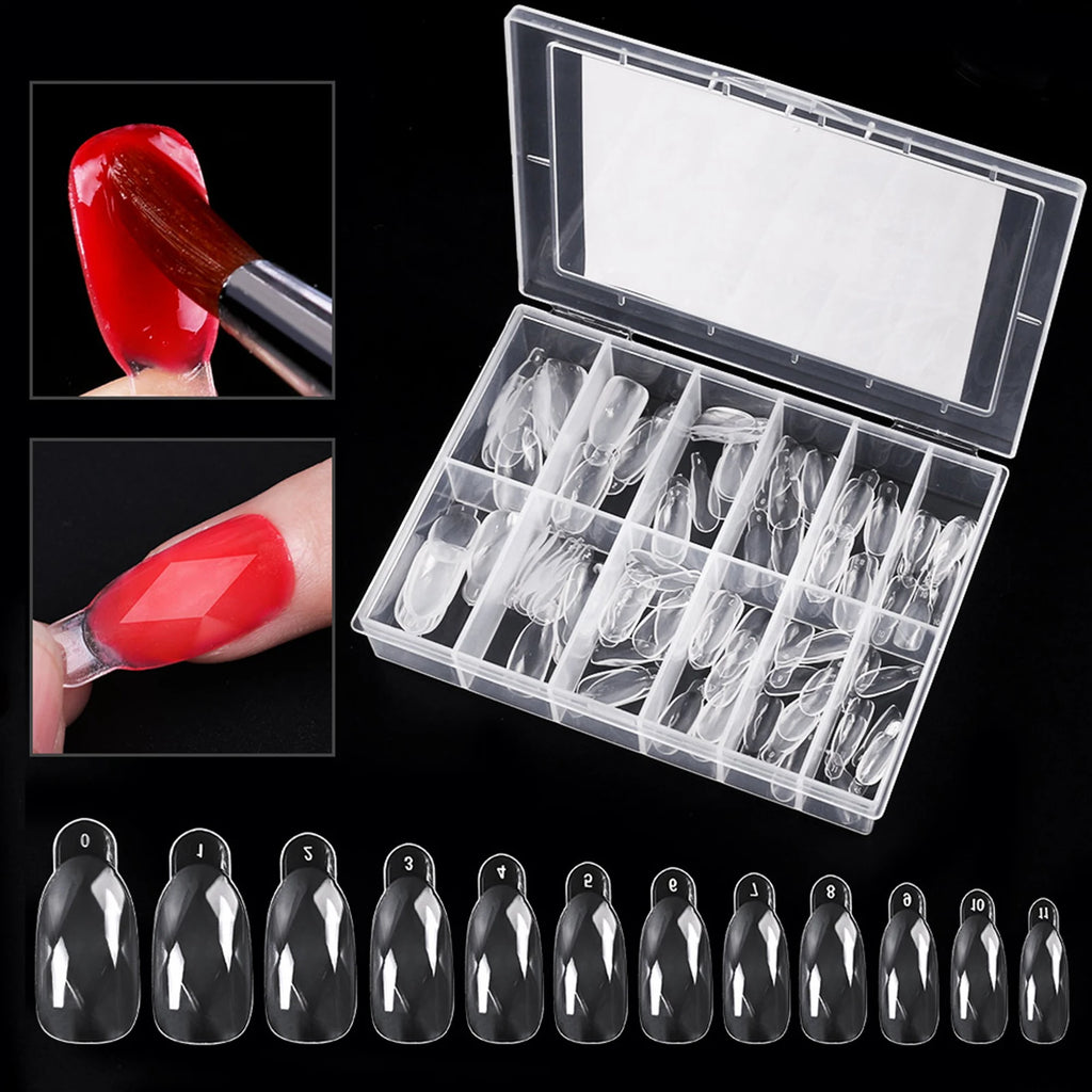 BNG Top Forms for Nails Dual Forms Nails Forms for Extension Full Cover Quick Building Gel Mold Tips Poly Nail Gel Mold