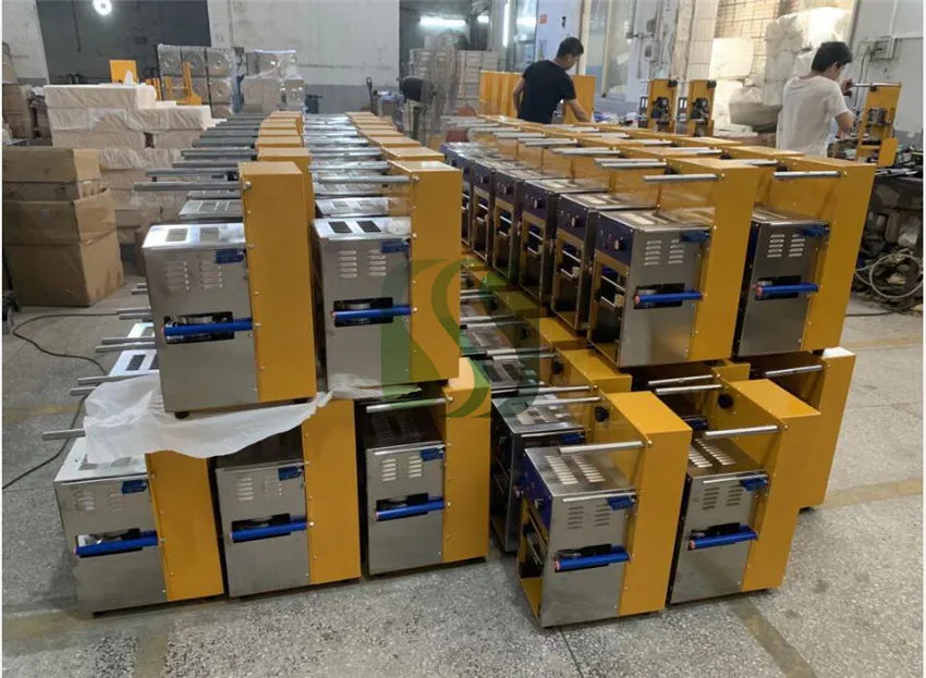 Automatic cup sealing machine for milk tea shop Bubble tea cup sealer Boba machine plastic cup sealer boba cup Capping machine