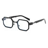 2026 Trendy Fashion Sunglasses Unisex Vintage Gradient Irregular Square Frame Green/Gray/White Options UV400 Protection