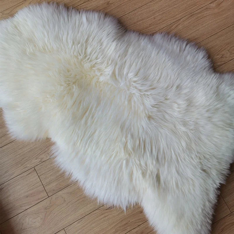 100% Real Sheepskin Blanket