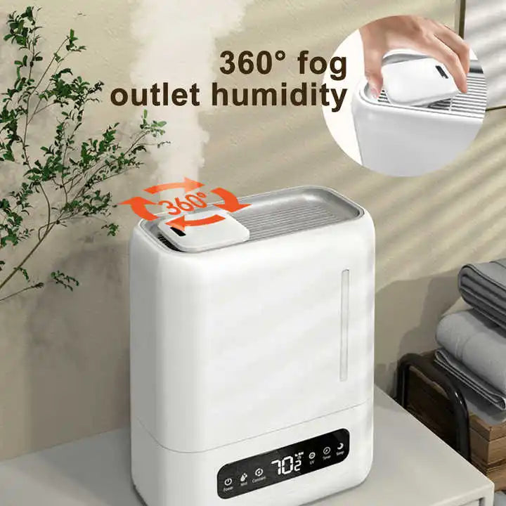 Factory Wholesale Aromatherapy Wholesale Greenhouse Home Aroma Diffuser Water air Stand Digital Smart air Humidifier